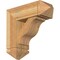 Ekena Millwork Funston Arts and Crafts Rough Sawn Bracket w/ Offset Brace, Western Red Cedar, 8"W x 22"D x 22"H BKT0806X22X22FST03RWR - alternate 1
